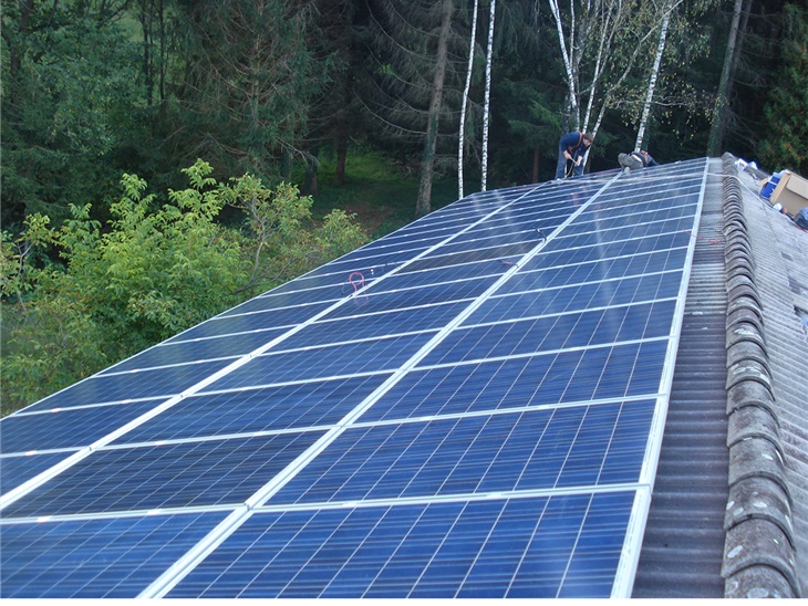 Pannelli fotovoltaici - abitazione privata in Valsassina (LC)